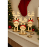 Personalized Reindeer Statuettes – Custom Laser Engraved Holiday Décor | Dawg Gone Gifts