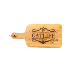 Personalized Bamboo Paddle Cutting Board – Custom Name Engraved | Southern Kitchen Gift