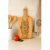Personalized Bamboo Paddle Cutting Board – Custom Name Engraved | Southern Kitchen Gift