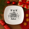 Personalized Happy Birthday Plate – Custom Engraved Porcelain – Laser Crafted in Mississippi